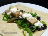 Receta Wrap de bonito del norte con tzatziki