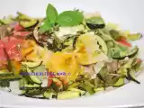 Receta Farfalle primavera