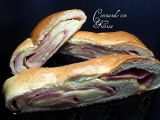 Receta Pan relleno de jamon york y queso (thermomix)