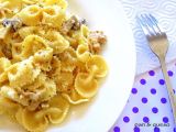 Receta Farfalle con nata y atún