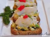 Receta Canapes de bacalao ahumado