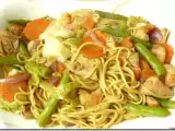 Receta Chow mein fácil