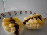 Receta Huevos rellenos de melocotón