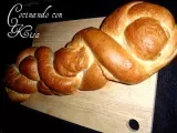 Receta Trenza de pan de leche rellena (chef of matic y horno tradicional)