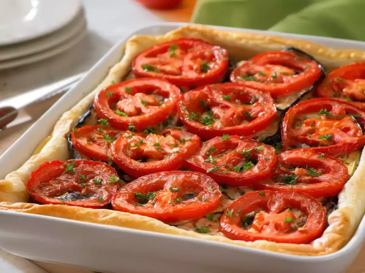 Receta Tarta de hortalizas con queso de cabra