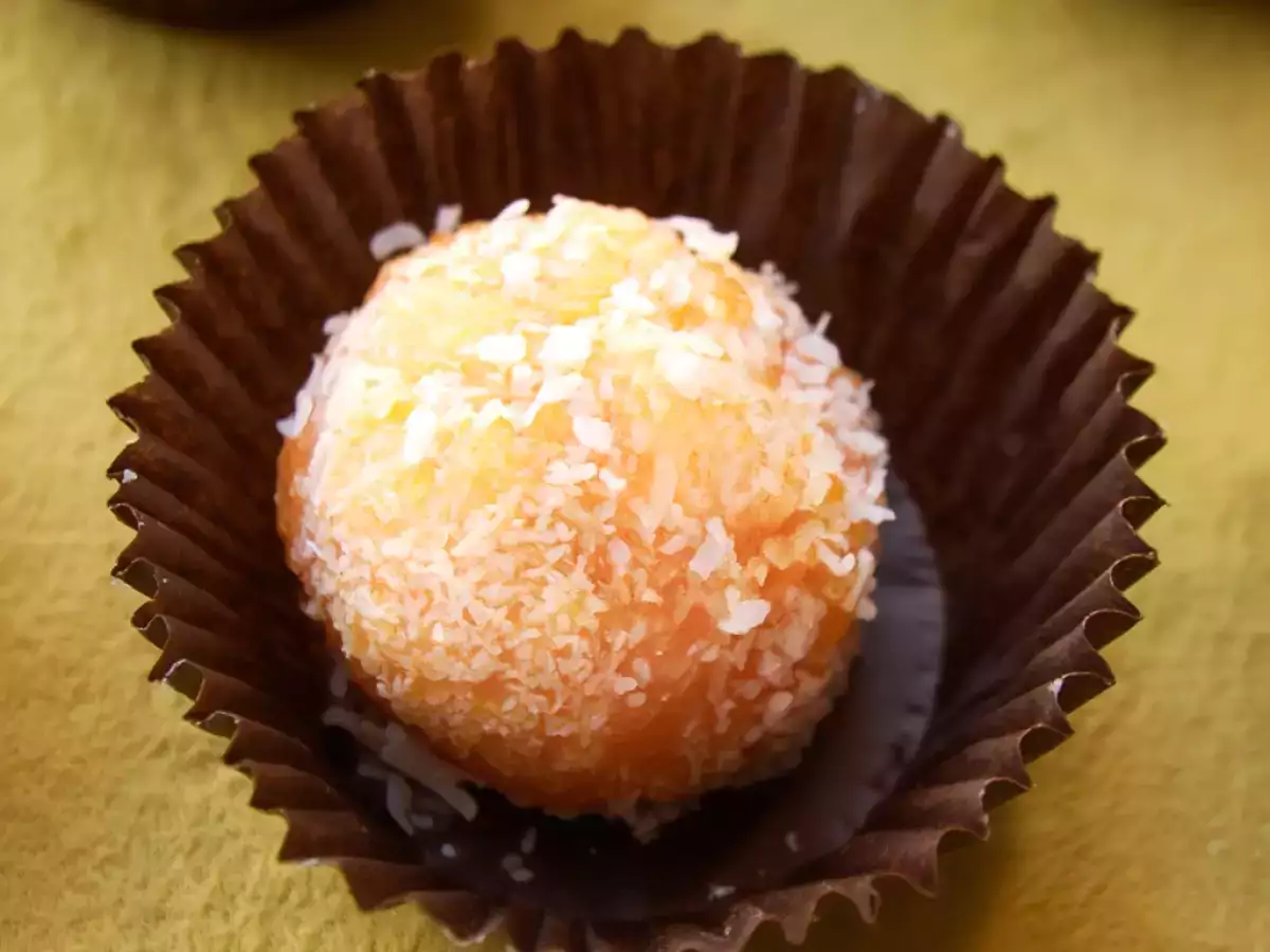 Receta Trufas de zanahoria y coco