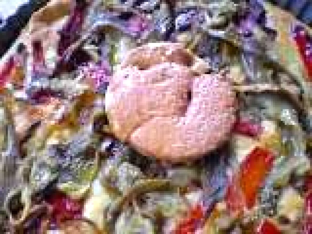 Coca de verdures amb foie micuit