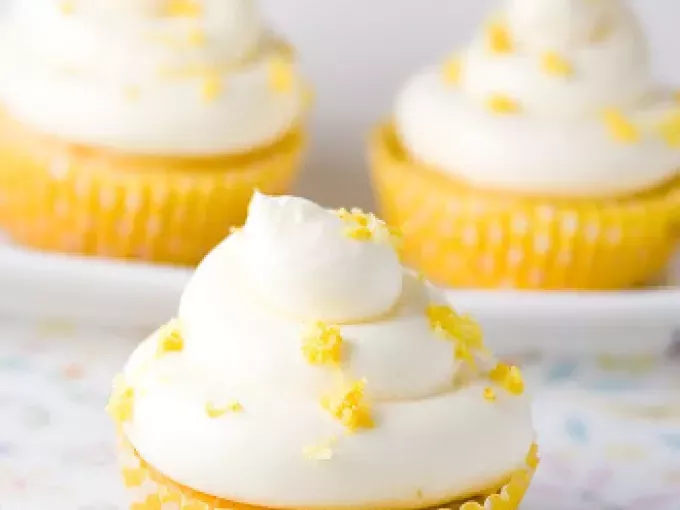 Cupcakes de limón y yogur