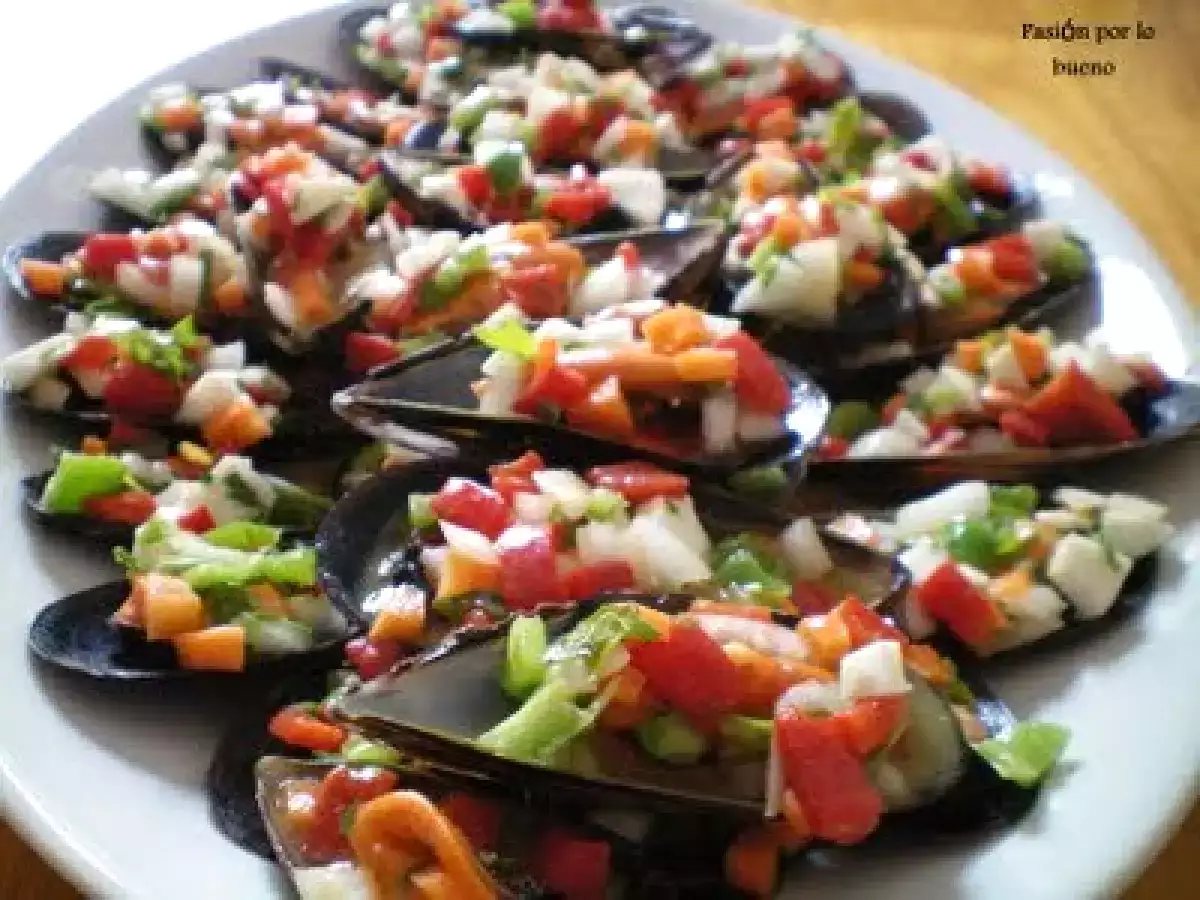 Receta Mejillones a la vinagreta