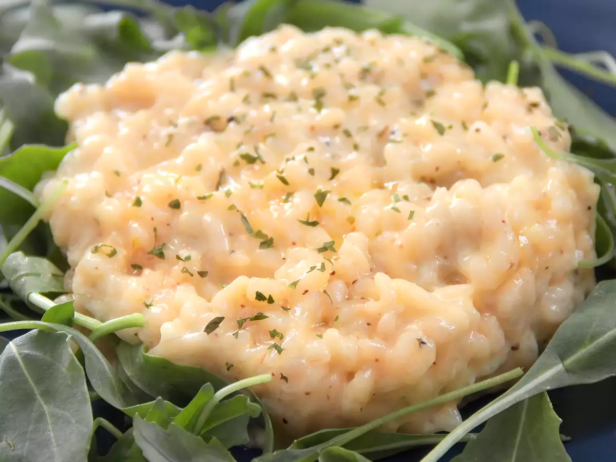 Receta Risotto cuatro quesos cremoso