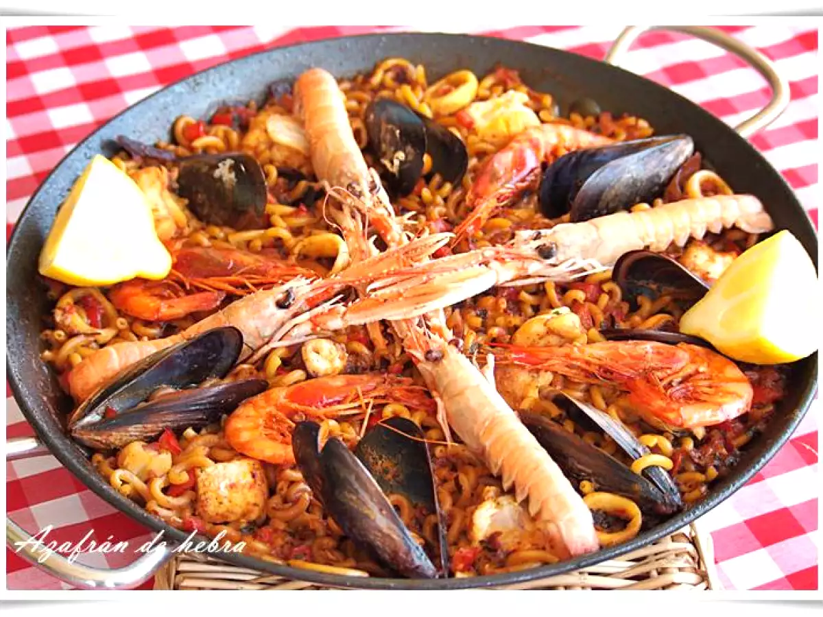 Receta Fideuá