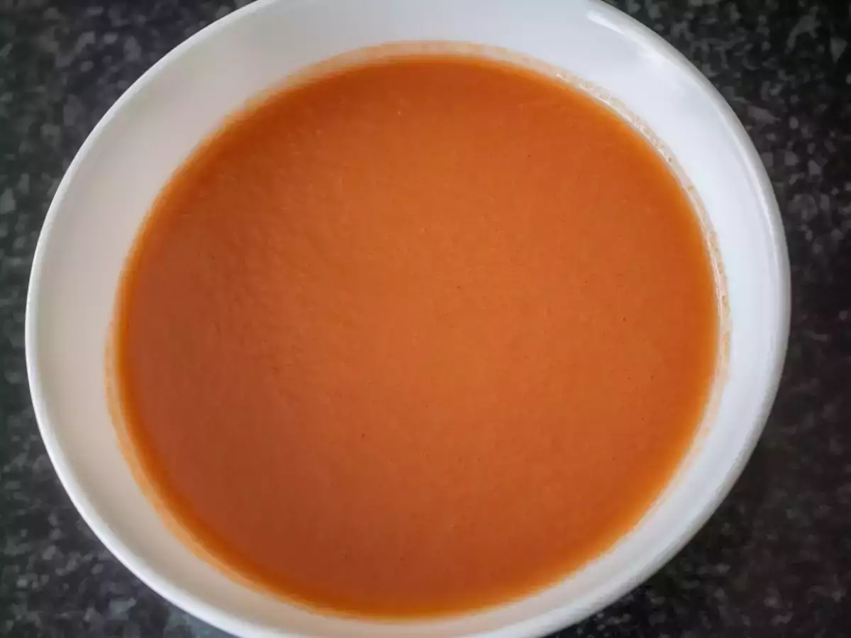 Receta Gazpacho andaluz suave