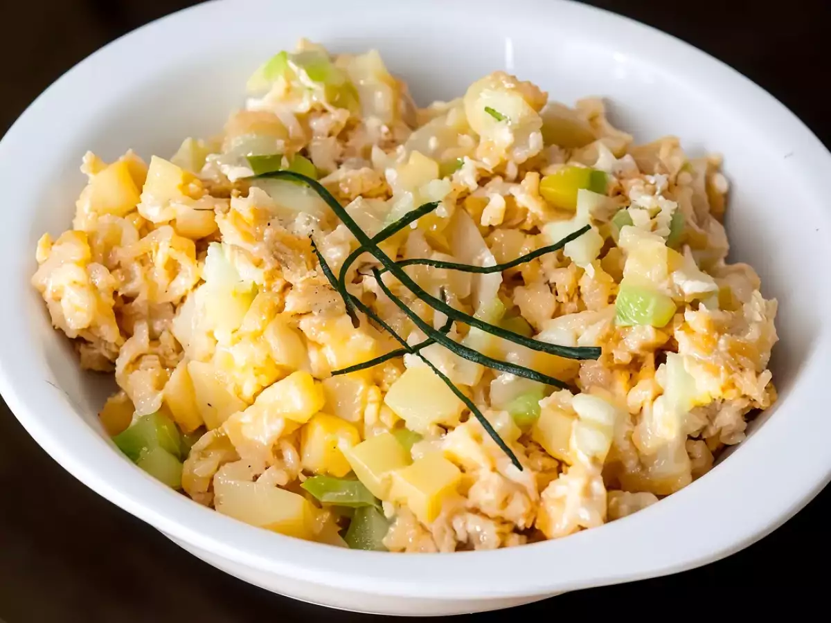 Receta Zarangollo murciano con patatas