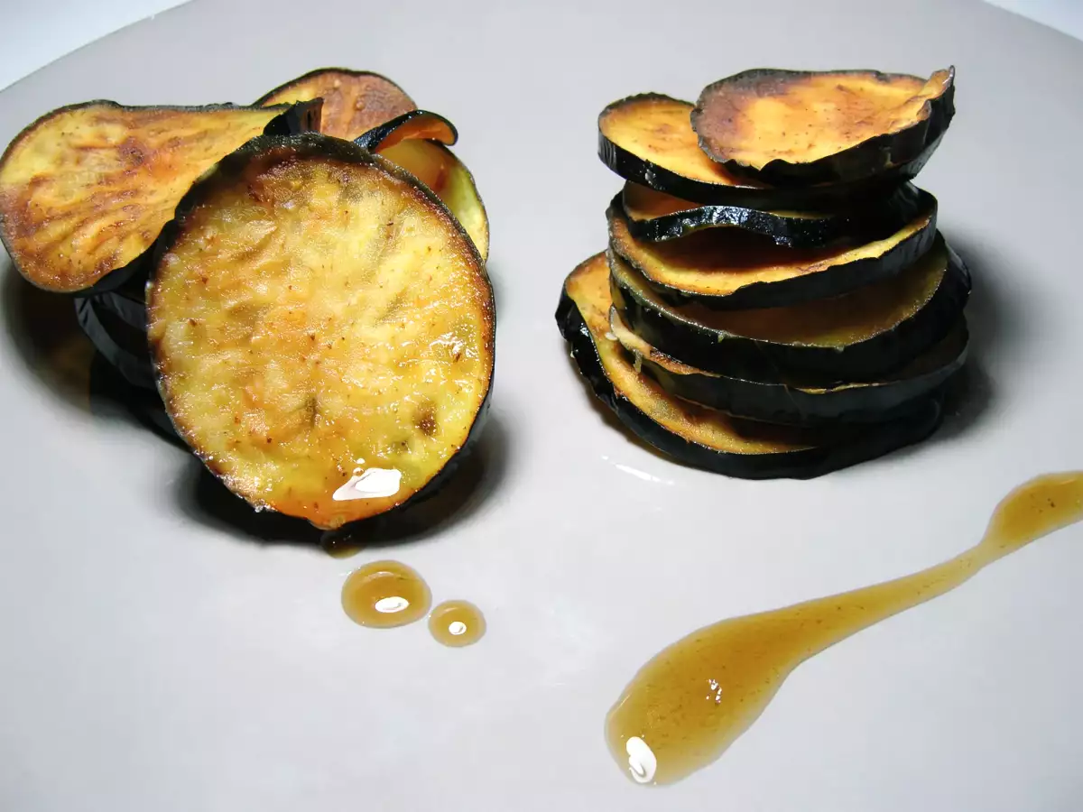 Receta Berenjenas con miel y módena
