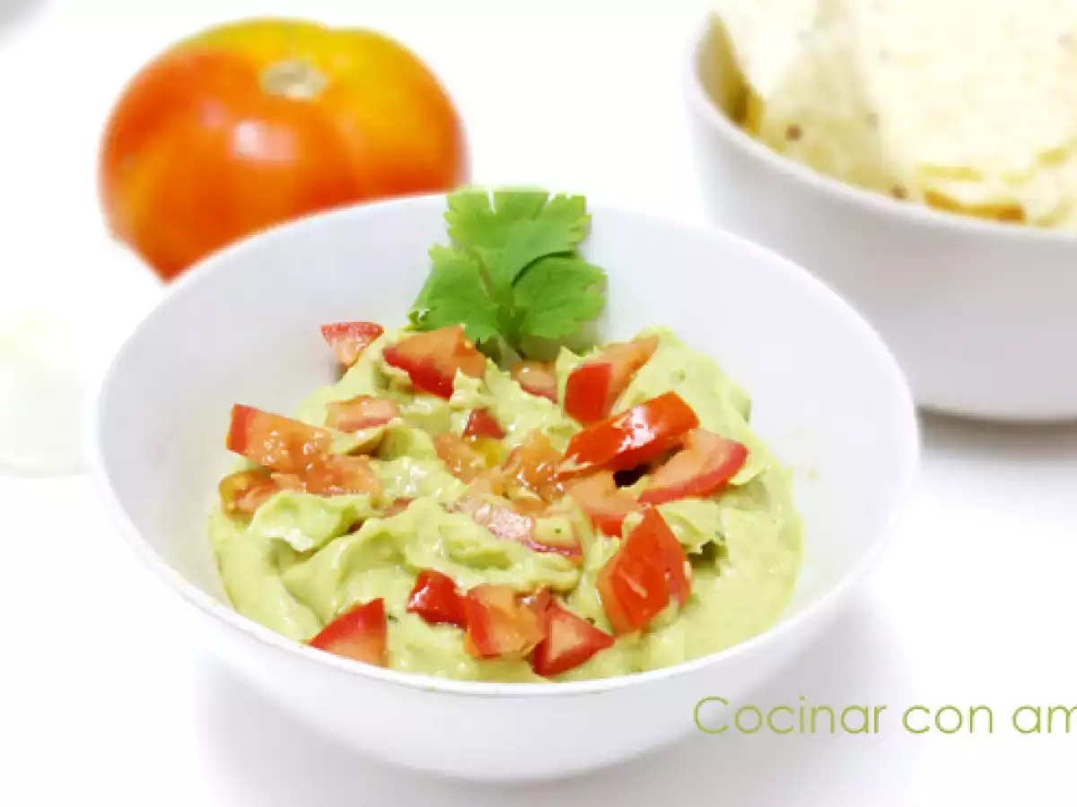Receta Guacamole casero