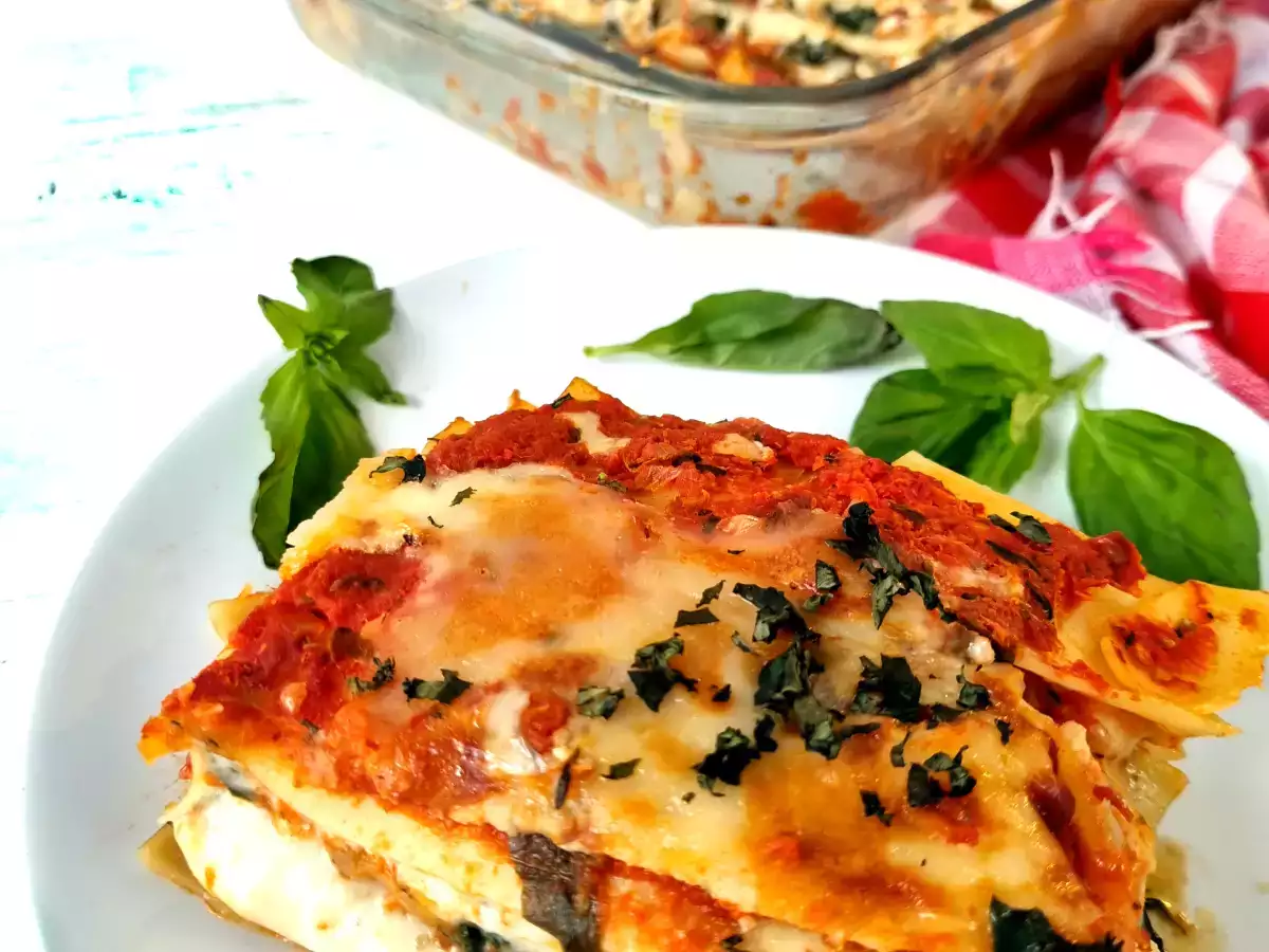 Receta Lasaña de verduras