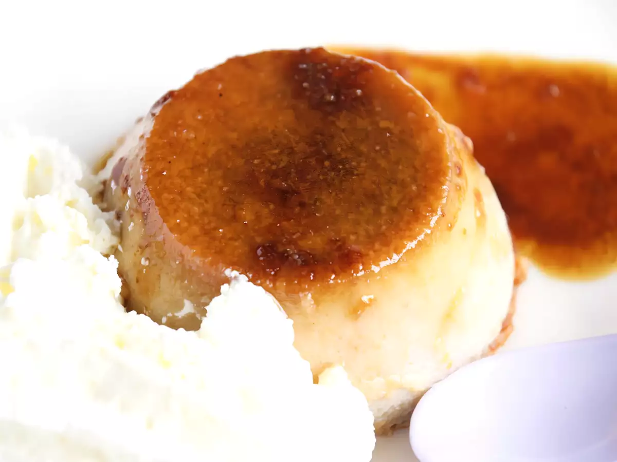 Receta Flan de castañas y caramelo