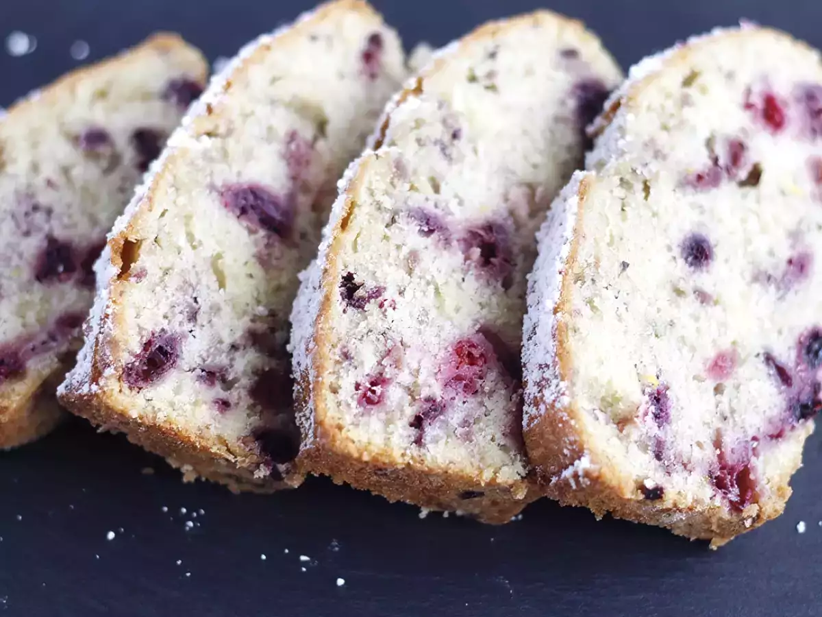Receta Plum-cake con frutas del bosque