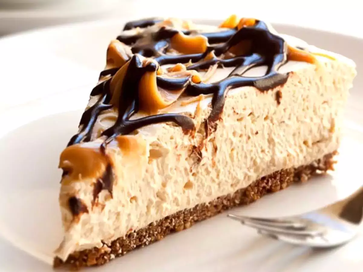 Receta Toffee cheesecake sin horno