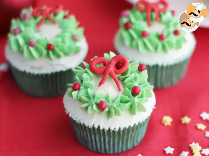 Cupcakes decoradas de Navidad