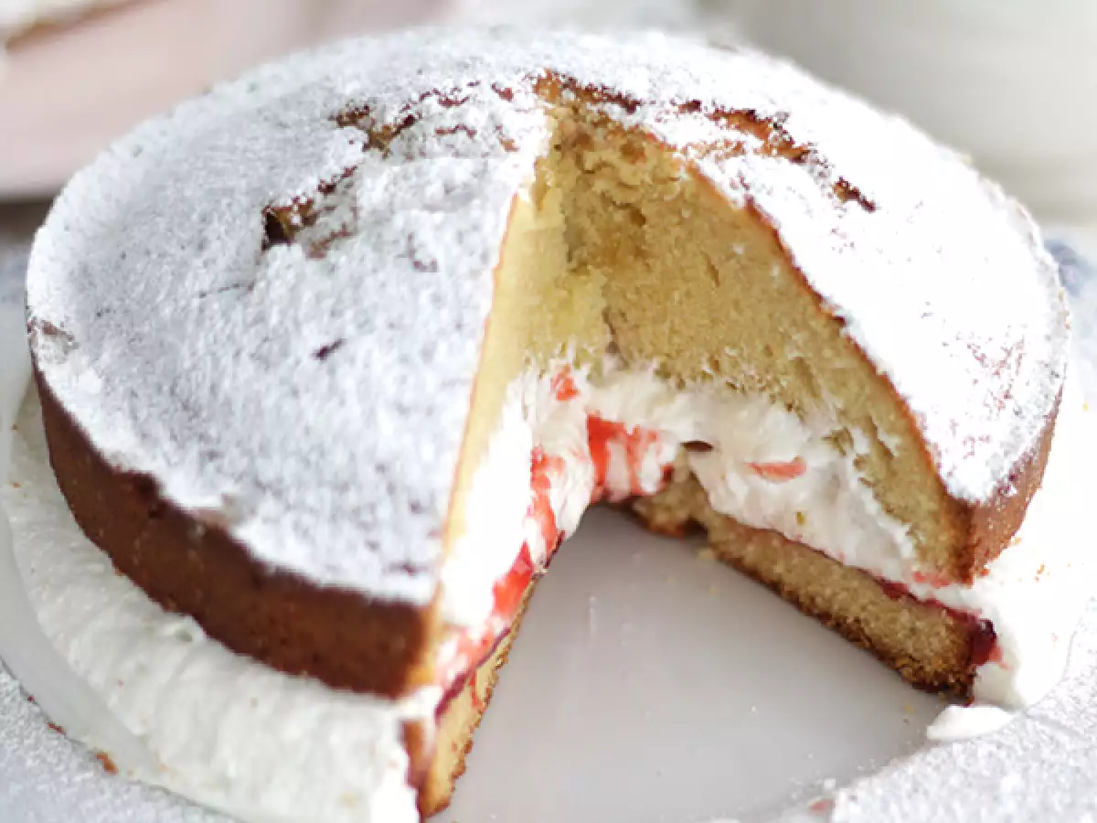 Receta Victoria sponge cake