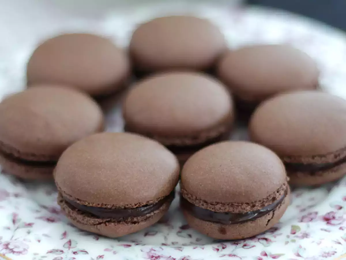Receta Macarons de chocolate, receta y consejos