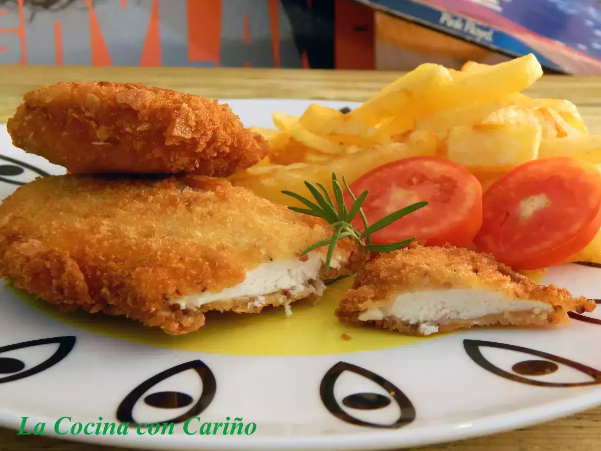 Receta Milanesa de pollo a la mostaza y romero