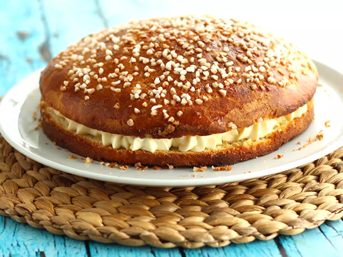 Receta Tarta de brioche, tarta tropézienne
