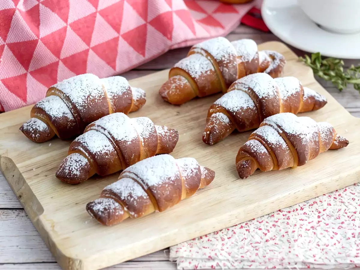 Receta Croissants de leche condensada