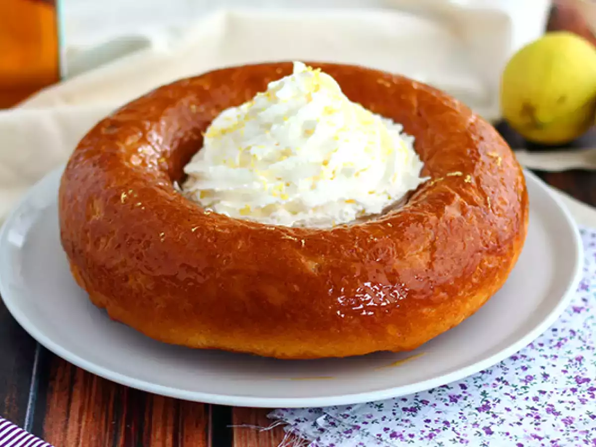 Receta Babá al ron, brioche empapado al ron