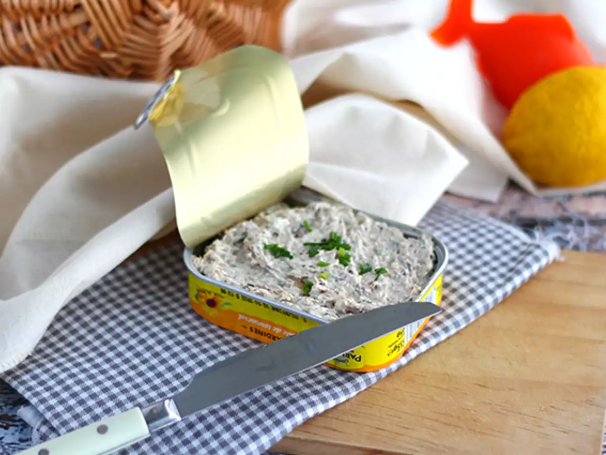 Receta Paté de sardinas simple y rápido