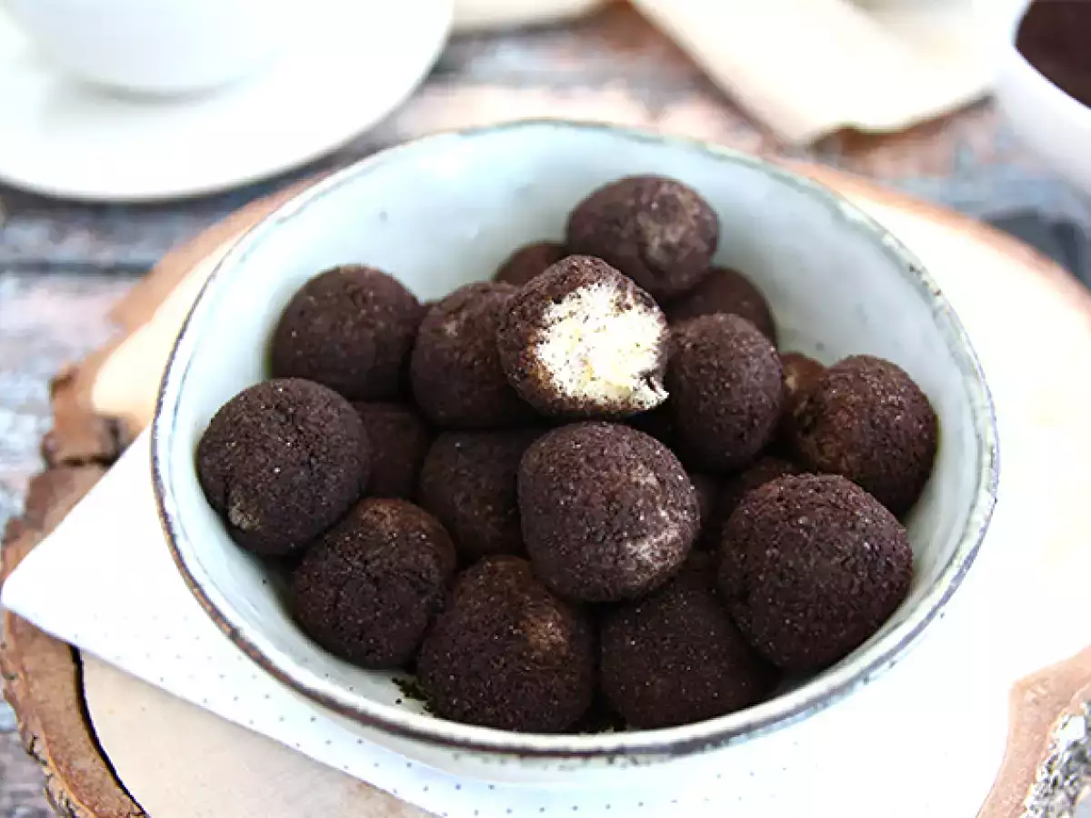 Receta Brigadeiros de oreo