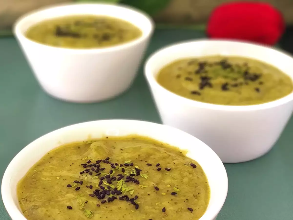 Receta Crema de calabacín {baja en calorías}