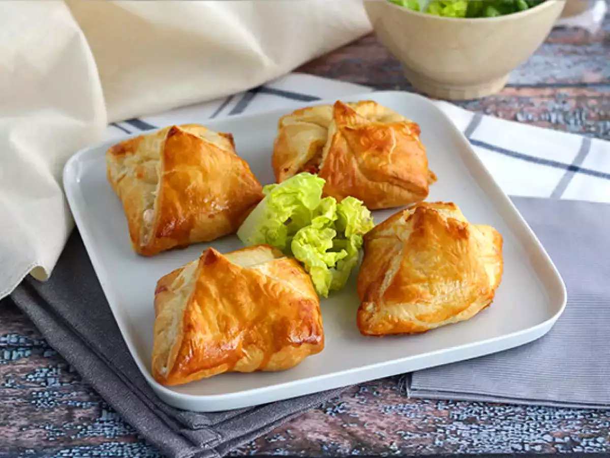 Receta Empanadas de salmón ahumado y queso de cabra