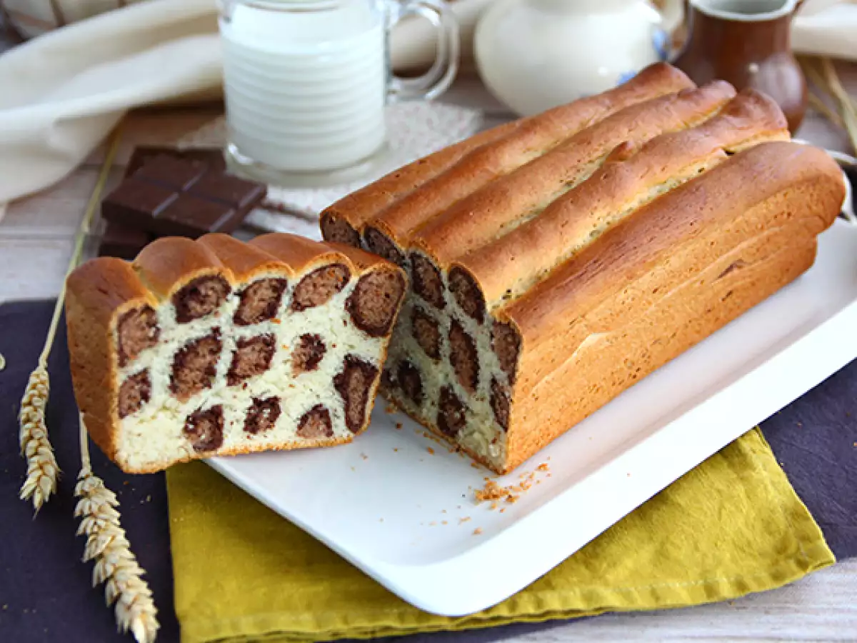 Receta Brioche de leopardo paso a paso