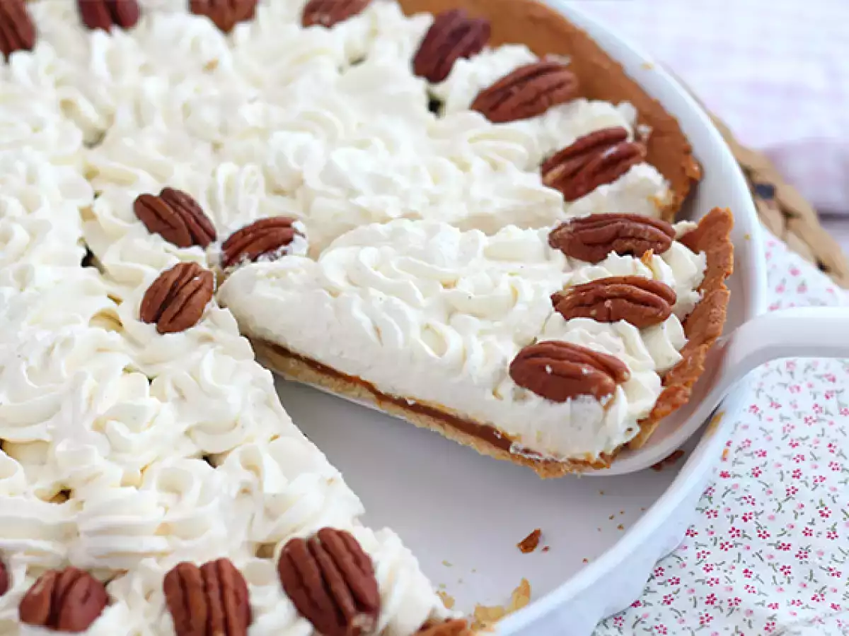 Receta Tartaleta de vainilla y caramelo con nueces de pecán