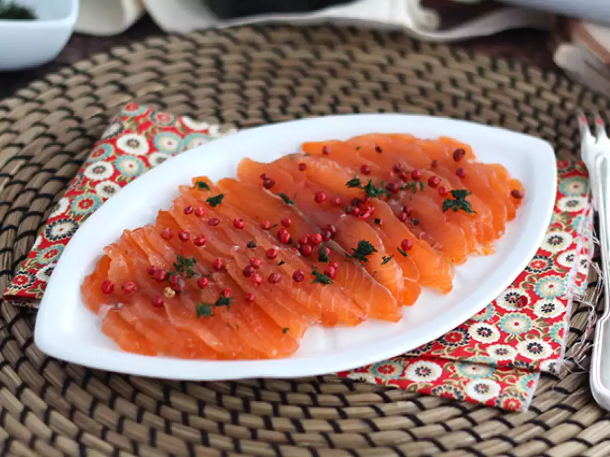 Receta Gravlax, el salmón marinado sueco