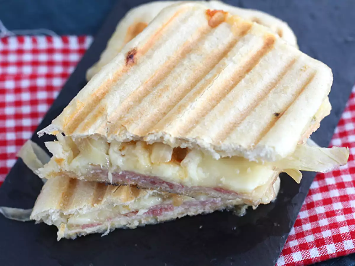 Receta Panini con queso raclette