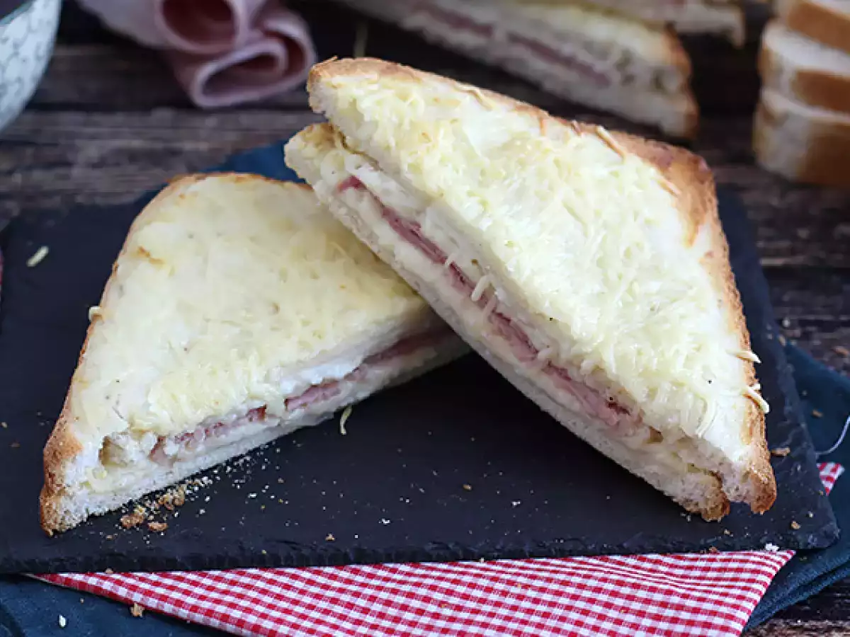 Receta Sándwich croque monsieur