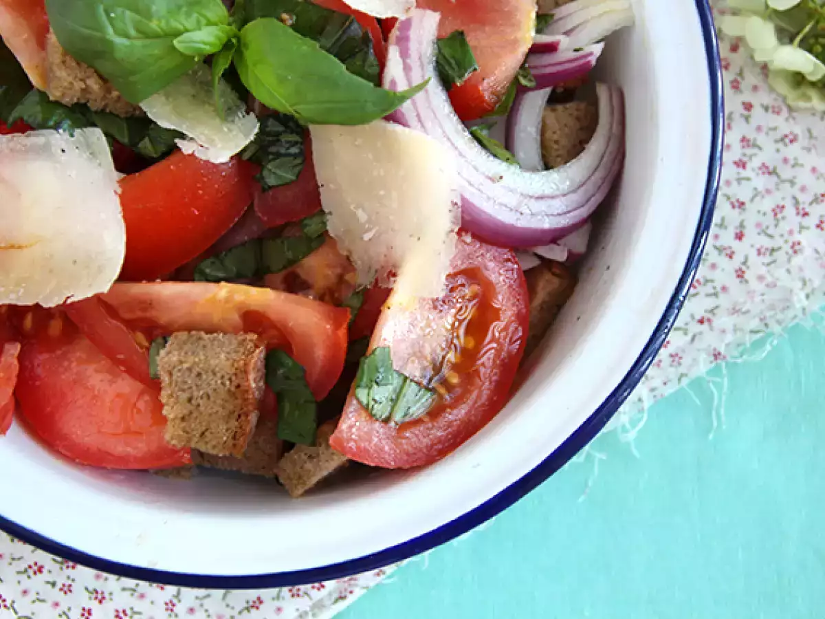 Receta Ensalada panzanella