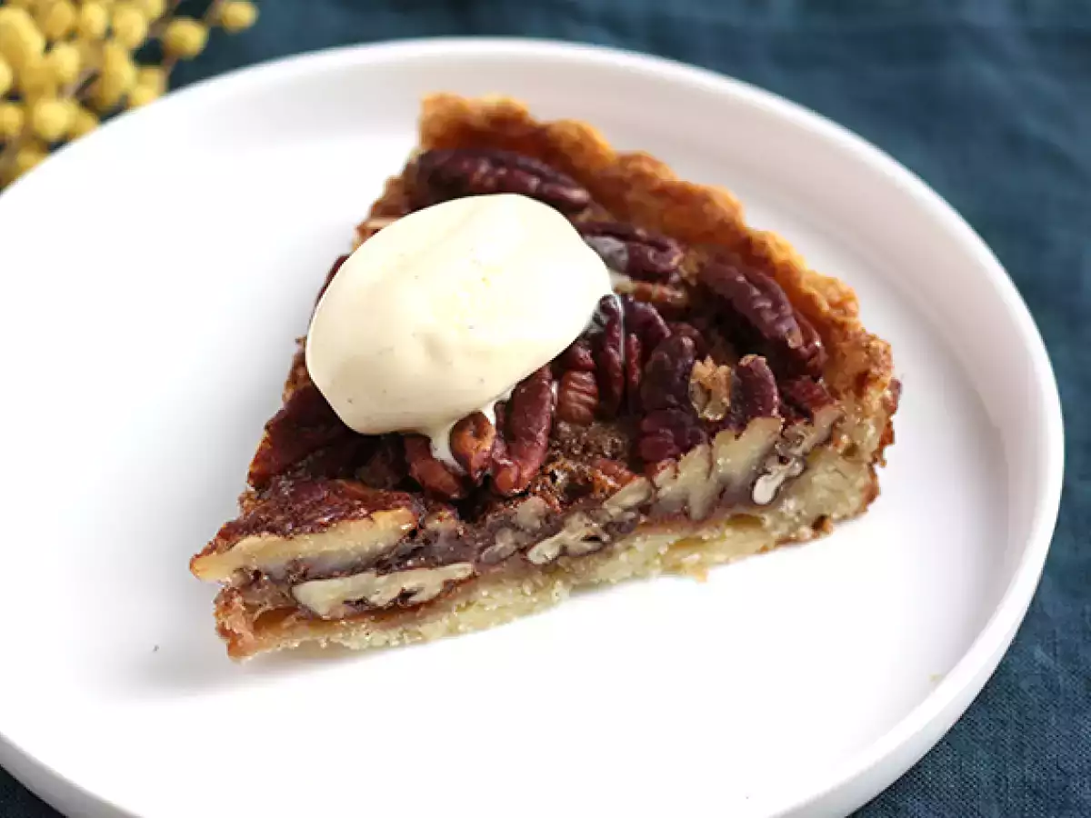 Receta Tartaleta de nueces pecan. pecan pie