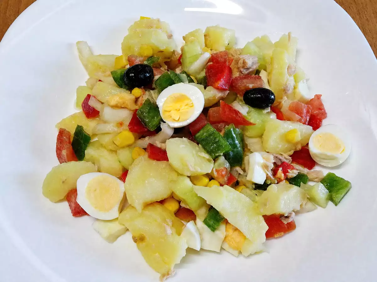 Receta Ensalada de patata o campera