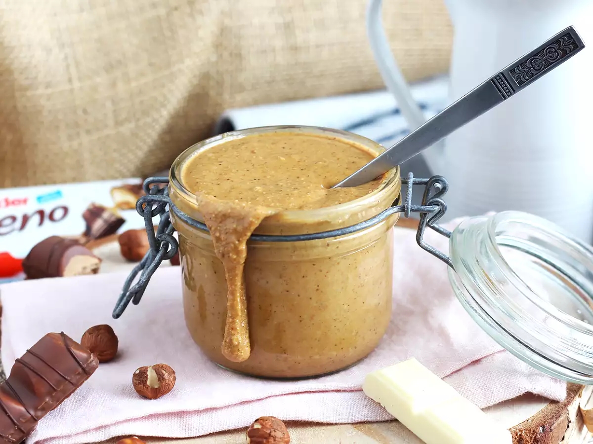 Receta Crema sabor kinder bueno para untar – sólo 2 ingredientes