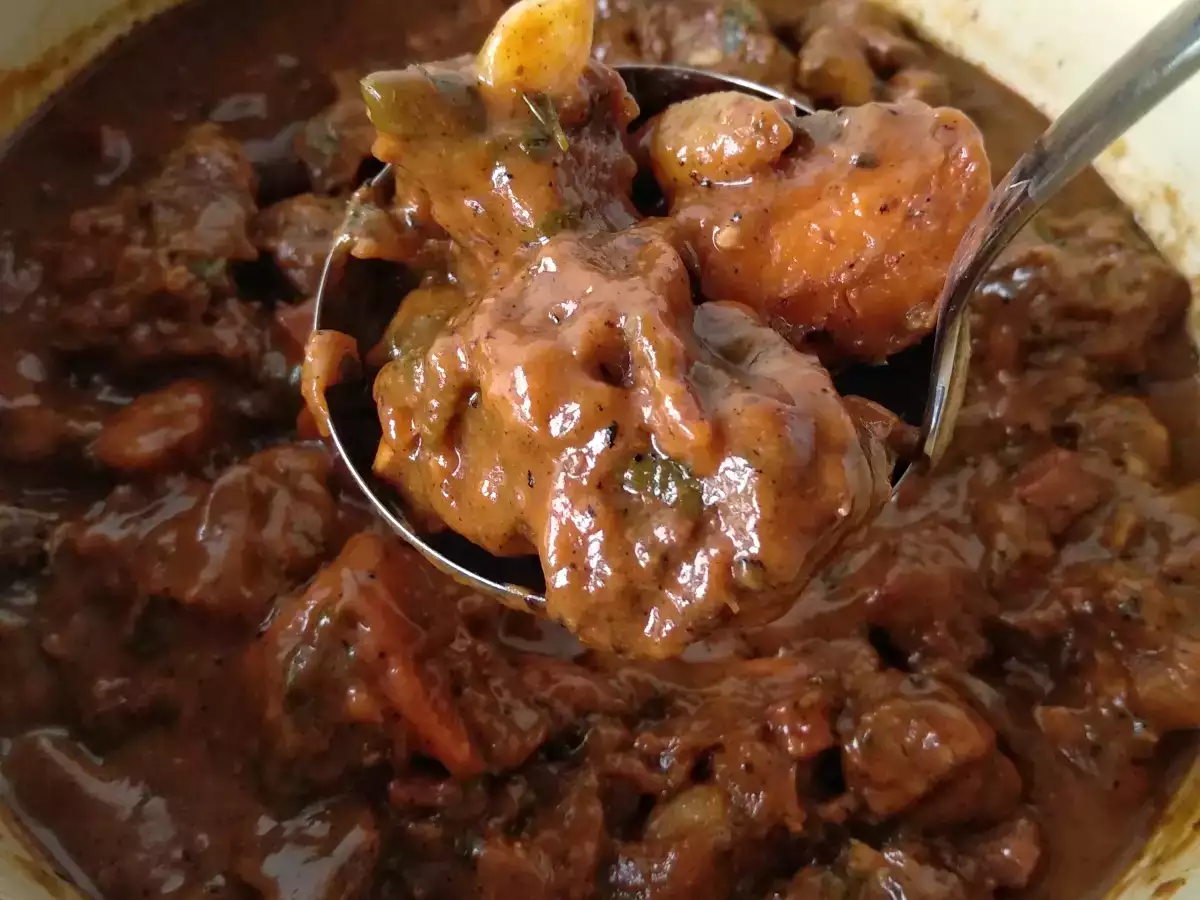 Receta Ternera bourguignon {receta tradicional francesa}