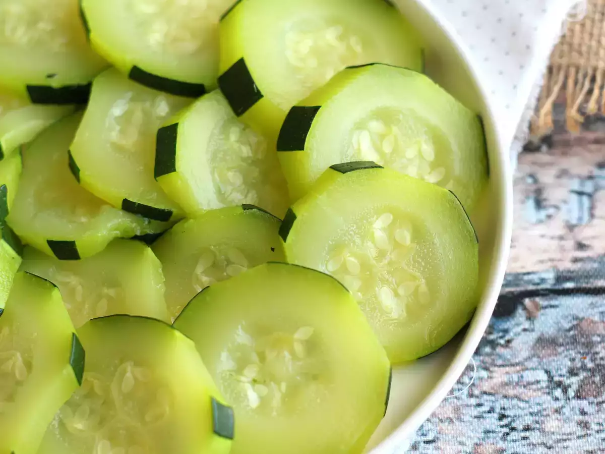 Receta Cómo cocer calabacín