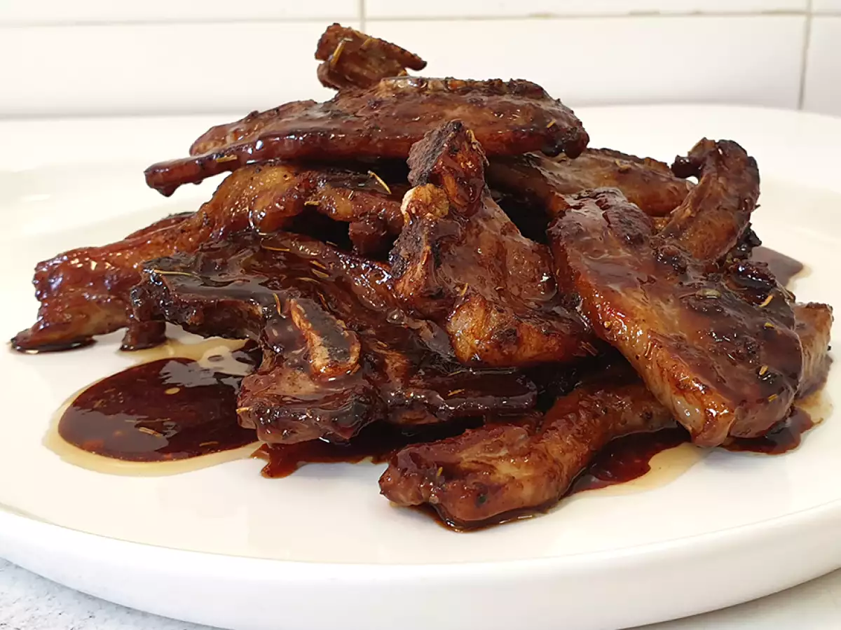 Receta Chuletillas de cordero glaseadas
