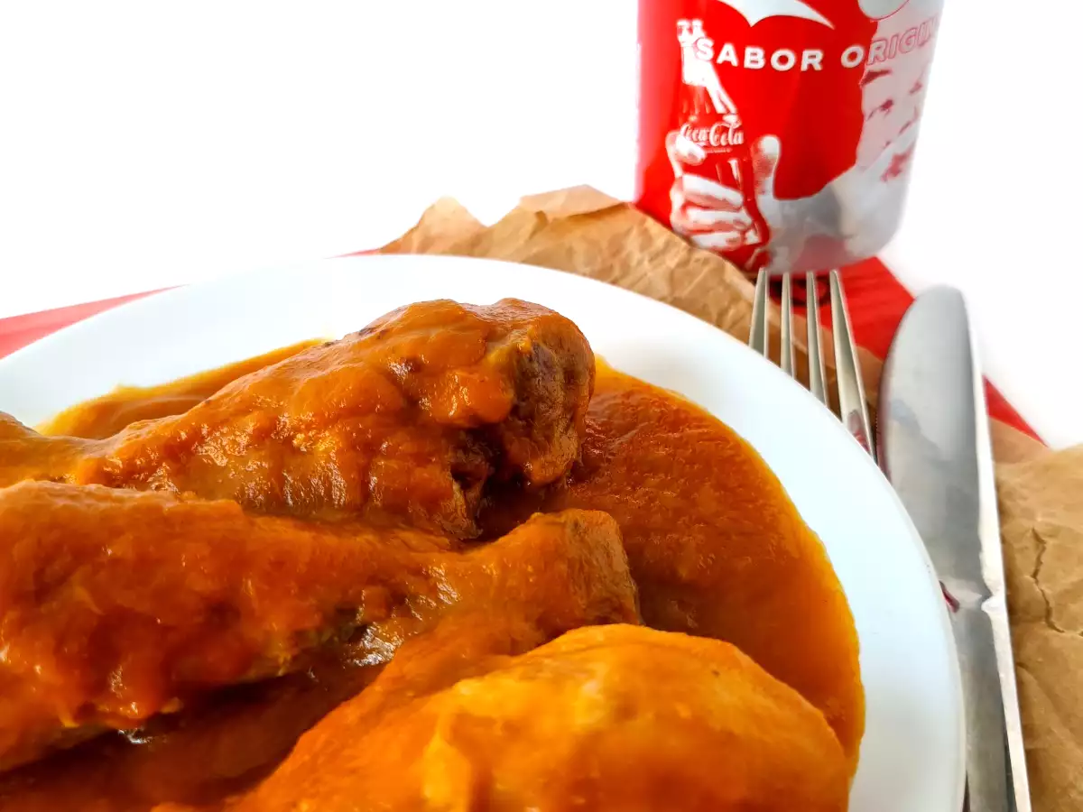Receta Pollo en salsa de cocacola