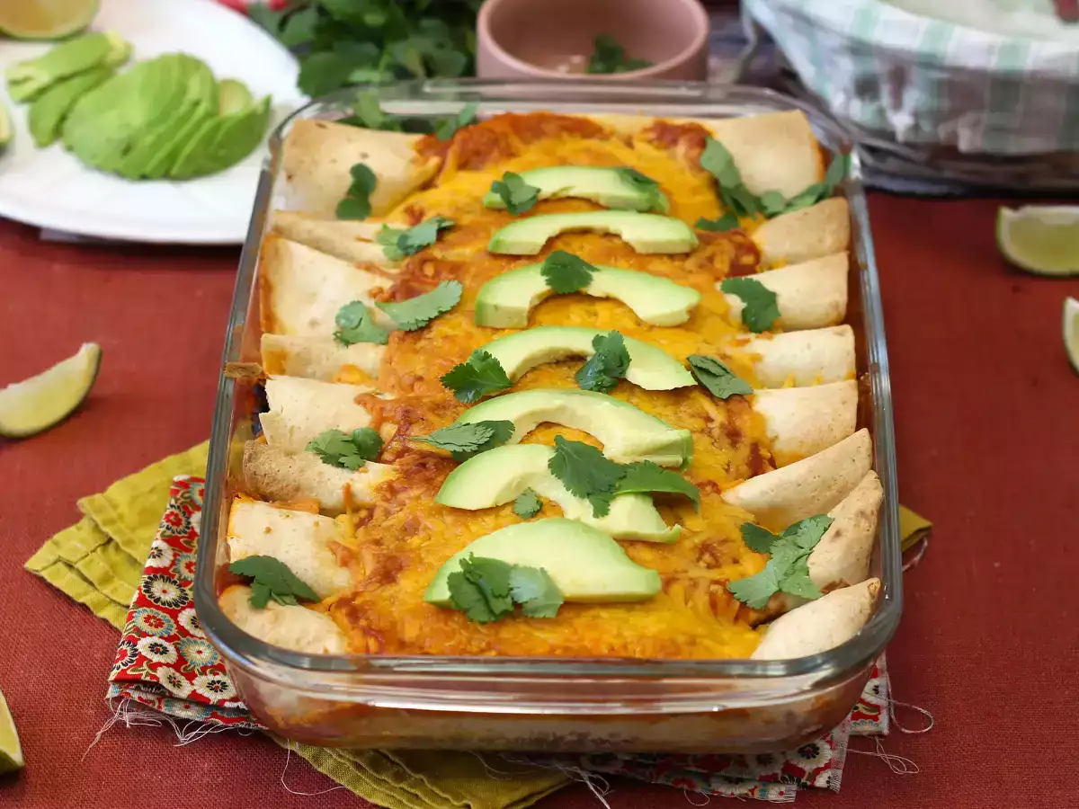 Receta Enchiladas vegetarianas, ¡saludables y deliciosas!