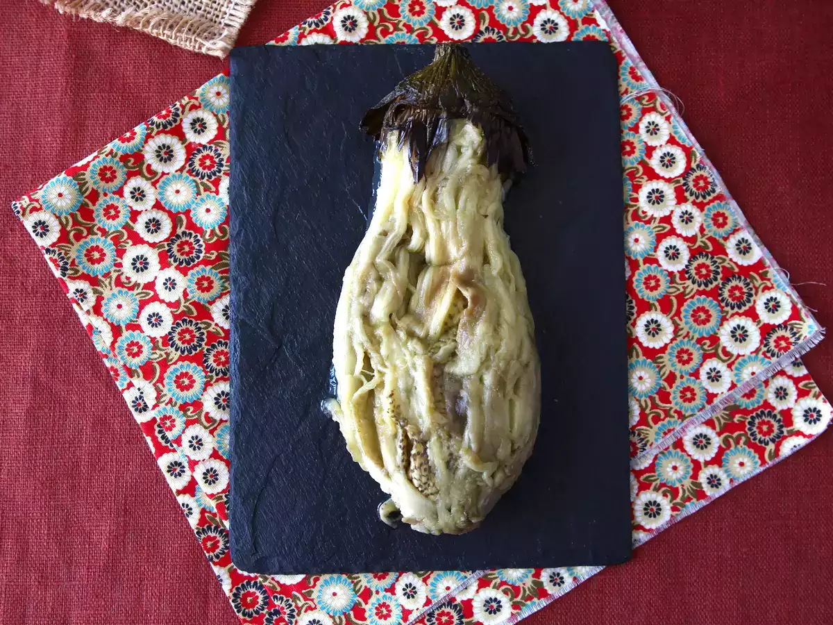 Receta ¿cómo asar y pelar berenjenas fácilmente en la freidora de aire?