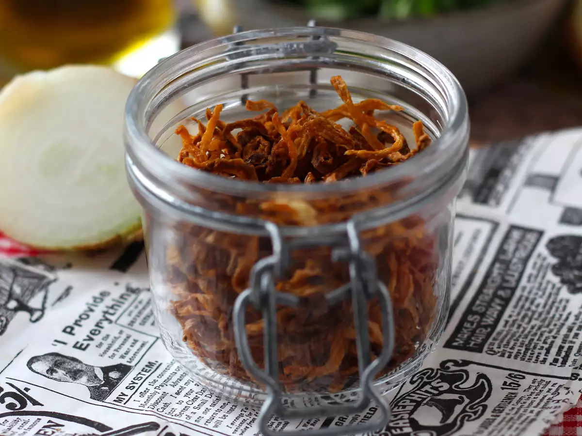 Receta Cómo hacer cebolla frita crujiente en la freidora de aire